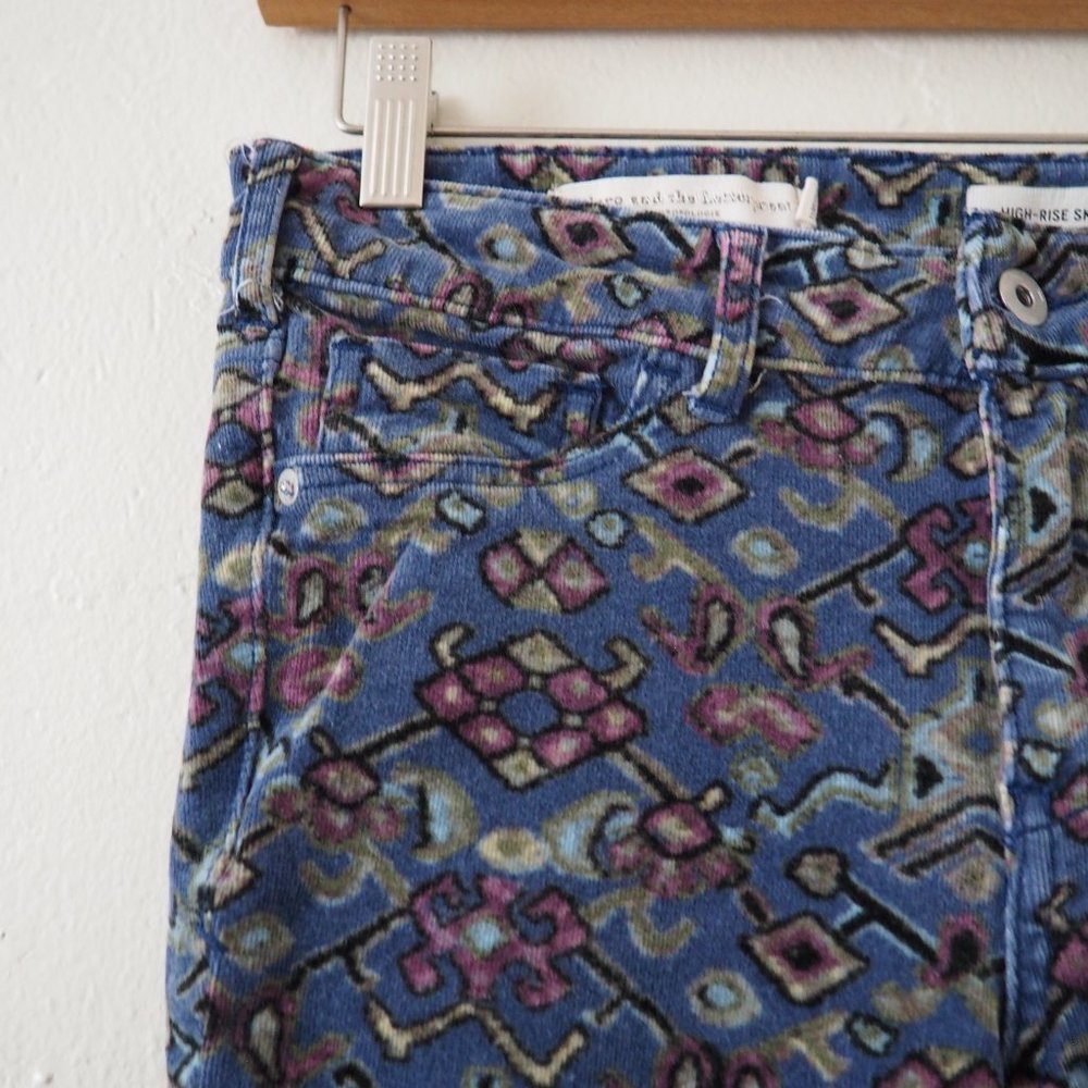 Anthropologie Pilcro & The Letterpress Cords sz 26 tapestry